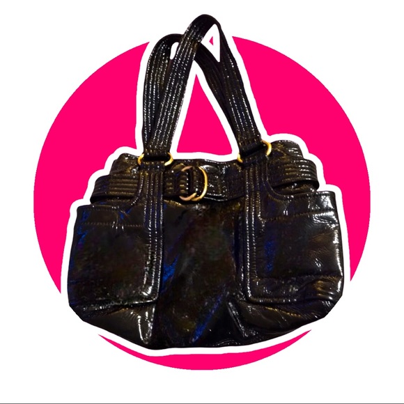 KOOBA 🖤 Patent Leather🖤 Shoulder Bag🖤 - Picture 1 of 15
